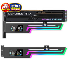 ARGB GPU Support Bracket with CPU GPU Temp Display Adjustable picture