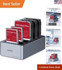 Durable Aluminum 5 Bay Hard Drive Docking Station - 625MB/s, Multiple Duplicates picture