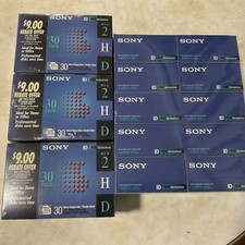 Sony 100MFD-2HD 1.44MB Double Sided Micro Floppy Disks 190 NEW picture