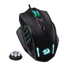 Redragon M908 Wired Gaming Mouse RGB LED 18 Buttons 12400 DPI Laser USB PC Mac picture