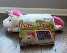 LapGear Lap Pets Unicorn Tablet Pillow Stand - Plush 19” Kids Hands-Free Holder picture