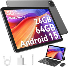 Android 15 Tablet 10.1 Inch Tablet 2025 Latest Tablets with Keyboard Mouse 24GB+ picture