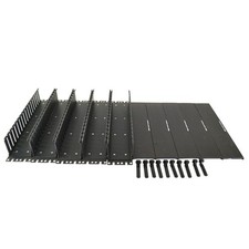 (5) Panduit WMPF1 Pan-Net Single-Sided Horizontal Cable Management System 2U 3