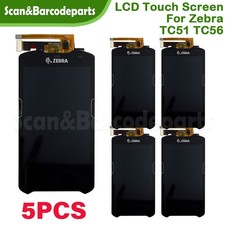5 PACK LCD with Touch Screen Replacement for ZEBRA TC51 TC56 TC510K picture