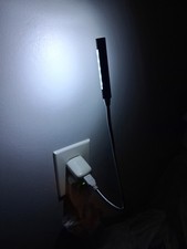 94 pcs. Flexible Gooseneck USB LED Light Lamp w/ USB Plug Black/Silver picture