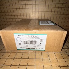 Panduit Netkey NK5EPC10Y Cat5e UTP RJ45 Patch Cable 10ft Off White 10-Pack picture
