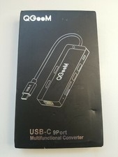 NEW, OPEN BOX, QGeem Usb-c 9 Port Multifunctional Converter  picture