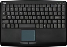 Adesso AKB-410UB - SlimTouch Mini USB Keyboard with Built-in Touchpad Black  picture
