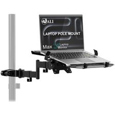Laptop Pole Mount Adjustable Arm Holder Fits 10