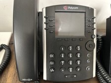 Polycom VVX 400 Mid-Range SIP Media Phones (PY-2201-46104-001)PORTABLE  INCLUDED picture