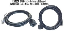 RHTECP RJ45 CAT5E Network Ethernet Extension Cable Male to Female - 3 Meters picture