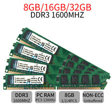 Corsair Vengeance 32GB 16GB 8GB DDR3 1600MHz 1866MHz 2133MHz 2400MHz RAM LOT AU picture