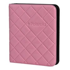 Polaroid 64-Pocket Photo Album w/ Sleek Quilted Cover for Zink 2x3 Pink picture