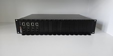 SignaMax 065-1185 16-Bay Rack Mount Media Converter w/ (4) 065-1100NS Converters picture
