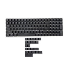 Double Shot PBT Shine Through OEM Keycaps Rainbow Carbon Sunset 108 Keys picture