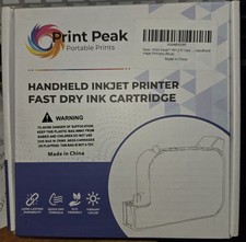 PRINT PEAK BLUE INK CARTRIDGE FOR PRINT PEAK HANDHELD - OEM NEW Original Box picture