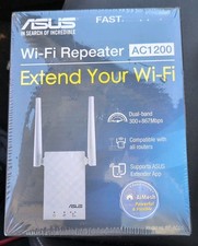 Asus RP-AC55 White Dual Band Wireless Repeater AC1200 Range Extenders For Wi-Fi picture