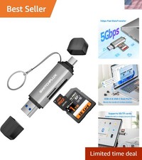 Compact 2-in-1 USB 3.0 SD Card Reader – Durable Design for Versatile Devices picture