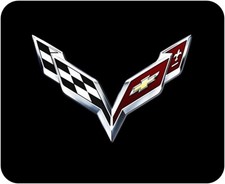 Chevy Corvette Emblem Computer / Laptop Mouse Pad picture