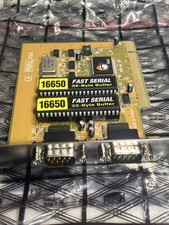 Siig JJ-P20212 Cyber Serial Dual Port Plus PCI Card UART 2002 Vintage NOS Y2k picture