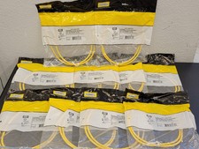 Lot of 10 Hubbell 3 ft Ethernet Cable CAT 6A NEXTSPEED C6A SERIES HLC6AY03 picture