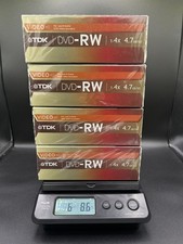 TDK DVD-RW | 10Pack | 1.4x | 4.7 GB/GO | Rewritable Discs | 6 Hours | New Sealed picture