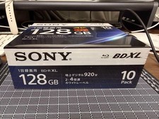 SONY BD-R XL 128GB 10 Pack 10BNR4VAPS4 Hard Coat White Label picture