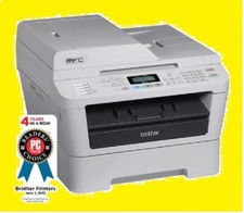 Brother MFC-7360N Printer COMPLETE w/NEW Toner & NEW Drum CLEAN FAST SHIP picture