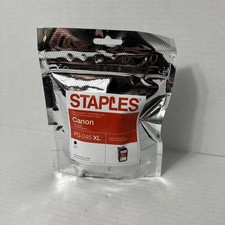 Unopened Staples Reman. Black Ink Cartridge ~~ PG-245XL ~~ picture