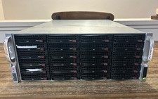Supermicro CSE-846 24-Bay 2x E5-2620 256GB Dual SAS2308 24 Caddies picture