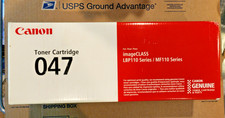 Genuine Canon 047 Black Toner Cartridge New OEM imageCLASS MF110 MF113w LBP113w picture