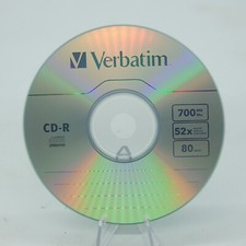 Verbatim CD-R Blank Discs with Sleeve 52x 700MB 80min Media Disc Choose Lot Qty picture