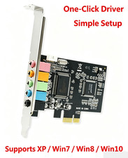 PCIe Sound Card 5.1 Desktop Computer Built-in PCI-E 8738 Stereo 6-Channel New picture