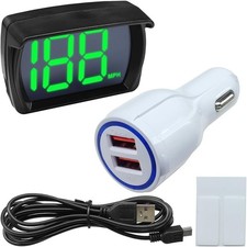 Car HUD GPS Digital Speedometer MPH LED Display USB Plug Play for Truck SUV picture