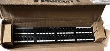 Panduit DP485E88TGY Category Flat Punchdown Patch Panel Black 5E 48-Port picture