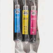 Epson 252 Ink Cartridge CMYSet of 3 INITIAL NEW OEM Sealed Exp 06 / 26 picture