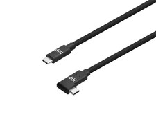 USB4 20Gbps Cable - 240W EPR 4K60Hz Braided Ultra High-Speed Right-Angle Connect picture