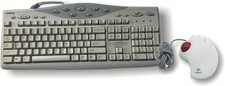 PS/2 Multimedia Keyboard/Trackball Mouse-Sturdy-Comfort-Help Save Your USB Ports picture