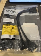 Lot of 2, StarTech DMS DMSVGAVGA1 8” LFH 59 Male to Female VGA DMS 59 Cable picture