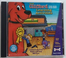 Clifford The Big Red Dog Learning Activities PC Mac CD-ROM Scholastic Ages 4-6 picture
