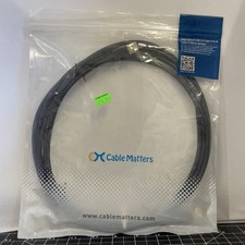 Cable Matters USB 3.0 Cable Type A to B 10ft Black New Old Stock in Package picture