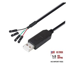 USB to TTL Serial 3.3V Adapter Cable TX RX Signal 4 Pin 0.1 inch Pitch Female picture