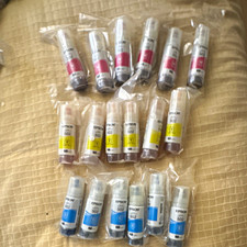 Epson 502 Genuine Inkjet Refill Bottles Cyan Magenta Yellow (CMY) 18-lot picture