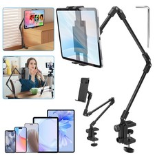 Long Arm Tablet Phone Mount for Desk Bed 4-12.9