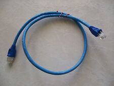 1 Foot Cat6 Patch Cord Ethernet Network Cable in Blue Cat-6 50-Pack picture