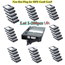 Lot Hard Drive Tray for HP 652998-001 Proliant Gen 8 Gen9 LFF 3.5