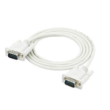 DB9 9 Pin Male to VGA Video 15 Pin Male Serial Port Cable RS232 1.35M/4.4FT Leng picture