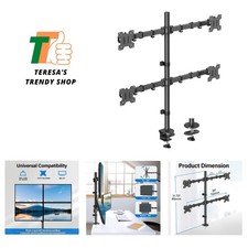 Fully Adjustable Quad Monitor Mount – Space-Saving & Durable Design picture