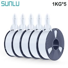 SUNLU 5x 1KG PLA+ 3D Printer Filament 1.75mm PLA Plus 5KG Multicolor +/-0.02mm picture