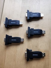 Oikwan USB to RS232 Adapter Type-A USB male connector& DB9 male serial connector picture